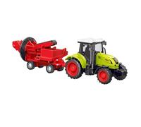 ICDKOYK Mini Engineering Vehicle Toy Friction Powered Farm Tractor Trucks Mini Trailer Engages Boys And Girls In Farm Fun Construction Vehicle Play Truck For Kids, smash