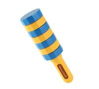 ICDKOYK Peak Balance And Coordination Performance With Multicolor Wooden Balancers Multicolor Handheld Wooden Balancers For Focus Made Of Natural Wood Balance Challenge Set, yellow