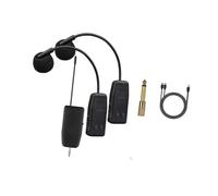 ICDKOYK Professional Violin Mic Clip On Musical Wireless Mic Adjustable Angle With 5MM 5MM Converter Plug For Performance Professional Instrument Accessory, Black, long clip