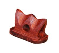 ICDKOYK Richer Resonance Erhu Sound Enhancer Bridge Replacement Accessories Erhu Player Bridge Chinese Traditional Violin Which Is Hard String Code Music Parts, Rosewood, 16.2x8.6x10mm