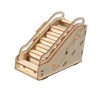 ICDKOYK Science DIY Escalator Educational Toy Helps Kids Ages 7-14 Understand Science Principles While Having Fun Wood Models Building Toy Interactive DIY Projects