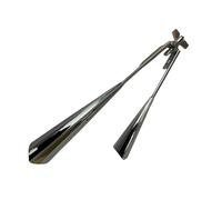 ICDKOYK Unique Two Tone Agogo Bell Musical Percussion Agogo Bell Traditional Instrument Kids And Music Lovers Alike Two Tone Percussion Instrument Cowbell, Silver, 31.5x12x8.5CM