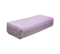 ICDKOYK Versatile Yoga Bolster Pillow Skin-Friendly For Complete Yoga Practice Bolster Pillow For Legs Restorative Practice Balance Ps Modification Removable Cover, Violet, 70x24x14cm