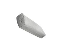 ICDKOYK Versatile Yoga Bolster Pillow Skin-Friendly For Complete Yoga Practice Bolster Pillow For Legs Restorative Practice Balance Ps Modification Removable Cover, Gray, 70x24x14cm