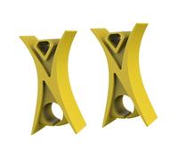 ICDKOYK Violin Stopper For Bow Instrument Accessories Orchestral Strings Clamp Easy To Learning Tool For Beginners Violin Part For Beginner Practice Learn, yellow, 1.3x1.1x1.1cm