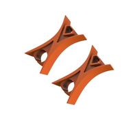 ICDKOYK Violin Stopper For Bow Instrument Accessories Orchestral Strings Clamp Easy To Learning Tool For Beginners Violin Part For Beginner Practice Learn, orange, 1.3x1.1x1.1cm