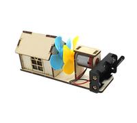 ICDKOYK Wind Generators DIY Puzzles Science Experiments Educational Toy Set Imagination Creativity In Young Minds Children Educational Toy Materials Birthday Gift