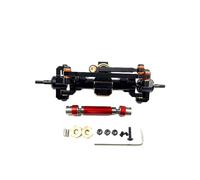 ICDKOYK Worm All Metal Front Axle Aluminum Complete Axle With Worm Gear RC Crawler With Ease And Durability Axles Tool Alloy, Black