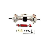 ICDKOYK Worm All Metal Front Axle Aluminum Complete Axle With Worm Gear RC Crawler With Ease And Durability Axles Tool Alloy, Silver