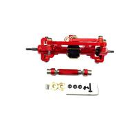 ICDKOYK Worm All Metal Front Axle Aluminum Complete Axle With Worm Gear RC Crawler With Ease And Durability Axles Tool Alloy, Red