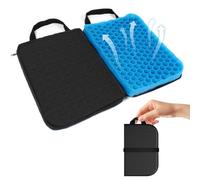 ICDLTJ Gel Seat Cushion, Foldable Gel Cushion With Handle Honeycomb Design for Back& Sciatica Pain Relief, Sitting Seat Cushion for Office, Home, Camping, Travel, Wheelchair, Road Trips