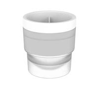 Ice 2.5in Slow Melting Round with Lids Non Premium Stackable Release Silicone Ice Maker for Whiskey Cocktails and Drinks Home Refrigerators and Freezer Full Size (C, One Size)