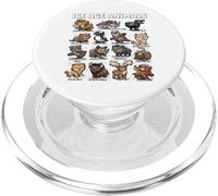 Ice Age Animals Cute Cartoon Prehistoric Animals PopSockets PopGrip for MagSafe