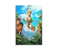 Ice Age Characters in Jungle Poster Poster Decorative Painting Canvas Wall Posters And Art Picture Print Modern Family Bedroom Decor Posters 12x18inch(30x45cm)