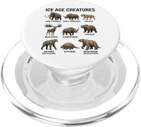 Ice Age Creatures Paleontology Prehistoric Mammals PopSockets PopGrip for MagSafe