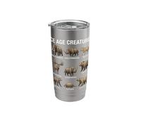 Ice Age Creatures Paleontology Prehistoric Mammals Stainless Steel Insulated Tumbler