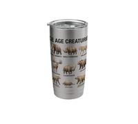 Ice Age Creatures Paleontology Prehistoric Mammals Stainless Steel Insulated Tumbler
