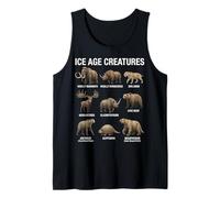 Ice Age Creatures Paleontology Prehistoric Mammals Tank Top