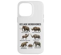 Ice Age Herbivores Prehistoric Mammals Paleontology Case for iPhone 14 Pro Max