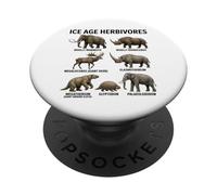 Ice Age Herbivores Prehistoric Mammals Paleontology PopSockets Adhesive PopGrip