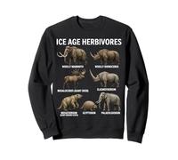 Ice Age Herbivores Prehistoric Mammals Paleontology Sweatshirt