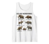 Ice Age Herbivores Prehistoric Mammals Paleontology Tank Top