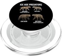 Ice Age Predators Prehistoric Animals Paleontology PopSockets PopGrip for MagSafe