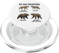 Ice Age Predators Prehistoric Animals Paleontology PopSockets PopGrip for MagSafe