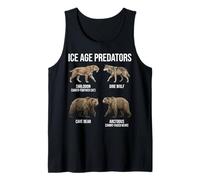 Ice Age Predators Prehistoric Animals Paleontology Tank Top