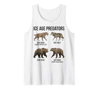 Ice Age Predators Prehistoric Animals Paleontology Tank Top