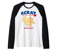 Ice Age Scrat Corn Lover Raglan Baseball Tee