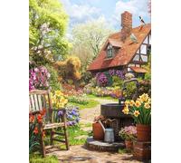 Ice and Snow Paradise Beside The Mill - Jigsaw Puzzle for Adults Challenging Puzzle Perfect for Game Nights - Finished Puzzle_300pcs