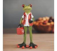 ICE ARMOR 6.5 H Doctor Frog Standing Figurine Statue Sculpture Ornament Decoration Home/Room Decor Ideas for Housewarming, Holidays and Birthdays Great Collectible