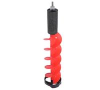 Ice Auger Kit, 6 Diameter Ice Drill Auger 28inch Length Ice Auger Bit with Positioner, Ice Fishing Auger Drill Bit, Incisive and Sturdy Cutters, Fast Cutting