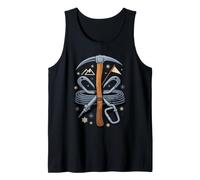 Ice Axe Crampons Gear Mountaineering Climber Alpine Tank Top