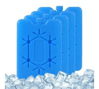 Ice Bags for Portable Refrigerators 4 Pieces Insulated Cooling | Ice Pack Cooler for Camping Home, Outdoor, Camping, Hiking, Picnic, Tailgating, Beach, Park, Summer