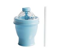Ice Ball Maker Cup - 6.26 Inch 2 In 1 Silicone Foldable Ice Hockey Cups | Portable Ice Cream Making Drinking Cup with Straw Lid | Easy To Take Out Of The Mold, Leakproof For Juice Whiskey Koff