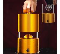 Ice Ball Maker for 55mm/70mm/80mm Diameter Spheres, Naturally Slow Melting, Effortlessly Create Long-Lasting Chilled Ice for Cocktails and Whiskey