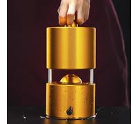 Ice Ball Maker Mold with Lid - Clear Sphere Ice Ball Press for Slow Melting Ice - Ideal for Bars, Restaurants, and Cafes