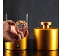 Ice Ball Maker - Rose-Shaped Ice Sphere Press, Metal Construction, No Power Required, Ideal for Bars and Beverage Shops