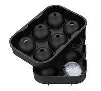 Ice Ball Maker Round Large Ice Cube Trays Silicone Ice Cube Tray Sphere Ice Ball Maker for Bourbon Brandy Gift for Whisky Lover Reusable