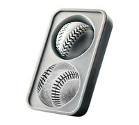 Ice Ball Mold,Kitchen Utensil Baseball Shape Silicone Freezer Tray | Sphere Molds,for Whiskey Tea Coffee Home Outdoor Camping Picnic Party Family Gatherings