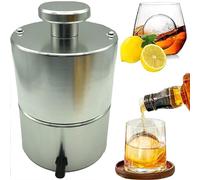 Ice Ball Molds 60mm - Aluminum Multipurpose Cocktail Ice Ball Press Molds - Transparent Ball Ice Machine for Pubs, Clubs, Restaurants, Cafes, Bars (Silver 65mm)