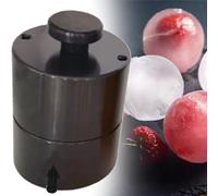 Ice Ball Molds 60mm - Aluminum Multipurpose Cocktail Ice Ball Press Molds - Transparent Ball Ice Machine for Pubs, Clubs, Restaurants, Cafes, Bars (Black 55mm)