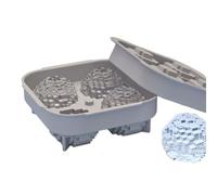 Ice Ball Molds for Whiskey,Easy Release Silicone 4 Golf Shapes Soft Freezer - Large Round Ice Ball Maker Mold | for Maker Cocktails Vodka Juice Fruit Jelly Chocolate Vanilla Sauce Pudding