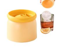 Ice Ball Mould,6 Cavity Spherical Large Reusable Ice Cube Moulds - for Juice, Drinks, Whiskey, Coffee, Kitchen, Party, Bar, Camping, Food, Chocolate
