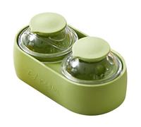 Ice Ball Mould | Round Silicone Mould With Two Cavities - Ice Cube Trays With Lid | For Cocktails Whisky Coffee And Beverages Bar Kitchen Freezer