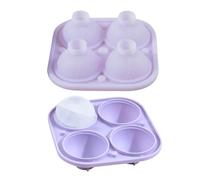 Ice Ball Mould,Silicone Ice Ball Maker Mold - Reusable Hot Weather Kitchen Tool for Drink and Meal Preparation and Refreshment Bourbon Whisky