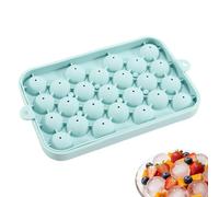 Ice Ball Mould | Stackable 25 Compartments with Removable Lid | Ice Tray Freezer with Lid | Cooling Whiskey and Cocktail Wine and Camping Home