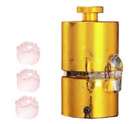Ice Ball Press Copper, Clear Diamond Ice Cube Maker,Slow Melting, Aluminium Ice Cube Maker,No Power Required, Thermally Conductive, for Home Bar Party Drinks Rose-70mm